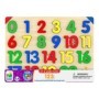 STEM Puzzle Dezvoltare tactila sa invatam Numerele de la 1 la 20 cu 21 piese 3-6 ani